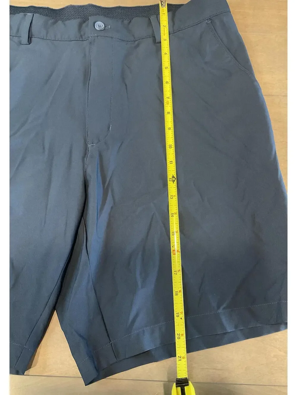 Greg Norman Mens Dark Blue Golf Shorts Size 38